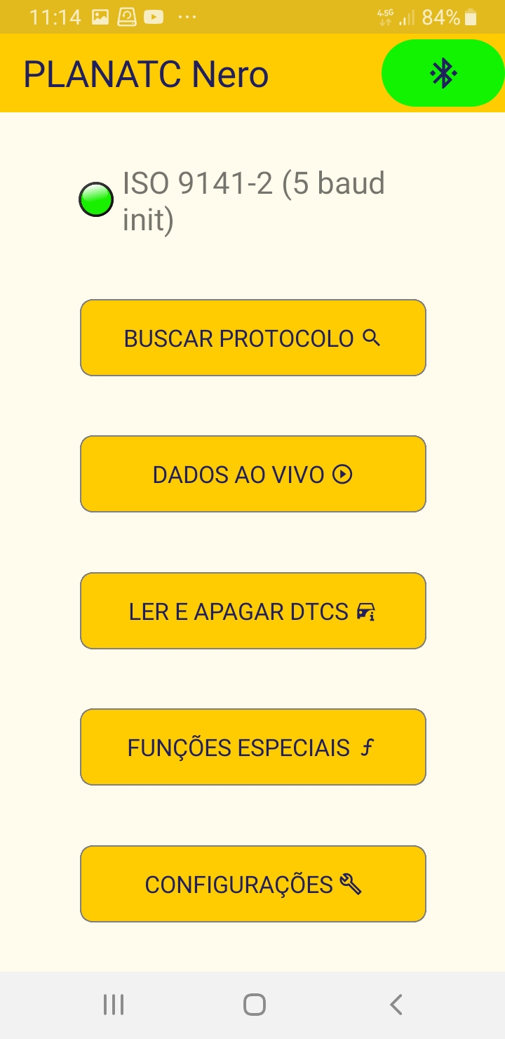 Tela conexão bem sucedida